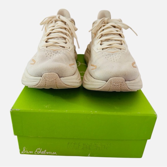 Women’s Hoka Clifton 10 Vanilla/Birch Colorway Athletic Shoes - Picture 3 of 12